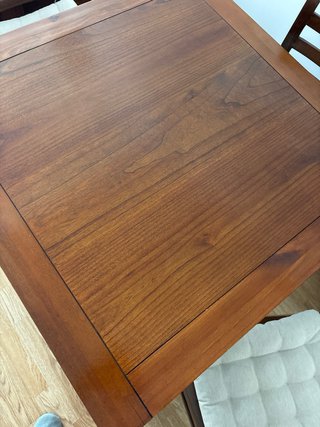 Mesa de comedor extensible + 6 sillas BANAK IMPORT
