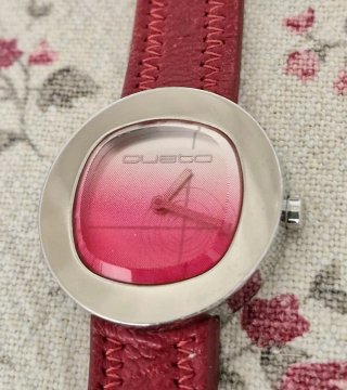 Reloj Custo Rocks Don’t Lie rosa y burdeos