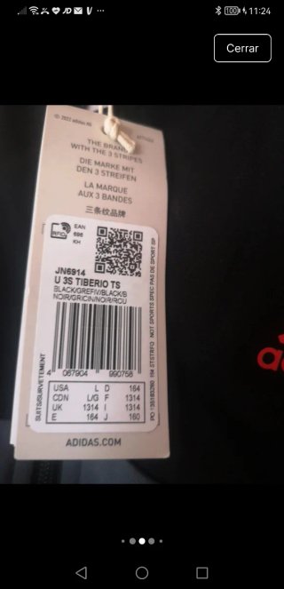 Chándal Adidas 164 (14 años)