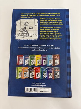 Pack de 3 libros de la saga “Diario de Greg”
