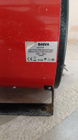 Calefactor Eléctrico Industrial 3kW