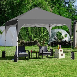 Carpa Plegable Yaheetech 3x3m Gris