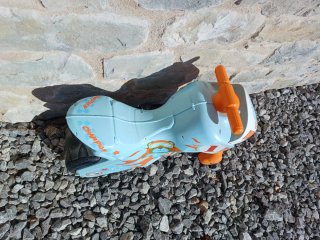 Moto correpasillos infantil azul