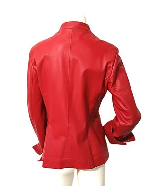 Giacca CHORIUM Pelle Rossa Taglia 46