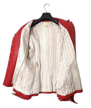 Giacca CHORIUM Pelle Rossa Taglia 46