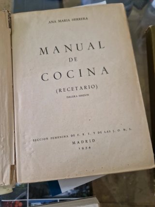Libros de cocina antiguos
