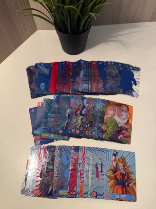 Lote Cartas Dragon Ball Super Panini