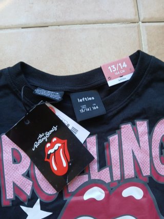 Camiseta The Rolling Stones Negra