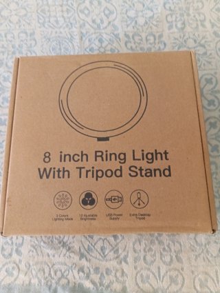 Anillo LED 3 colores con trípode