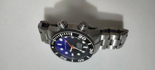 Orologio Marc & Sons Diver Blu/Argento