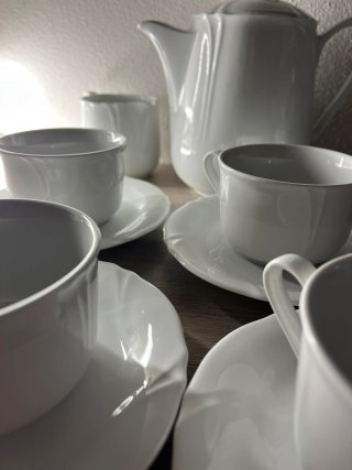 Servizio Tè/Caffè Tognana Porcellana Bianca