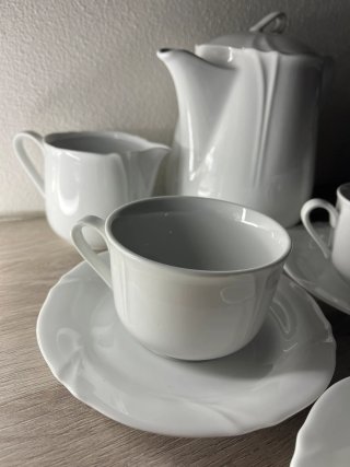 Servizio Tè/Caffè Tognana Porcellana Bianca