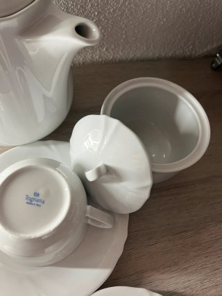 Servizio Tè/Caffè Tognana Porcellana Bianca