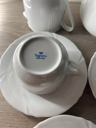 Servizio Tè/Caffè Tognana Porcellana Bianca