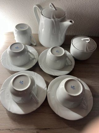 Servizio Tè/Caffè Tognana Porcellana Bianca