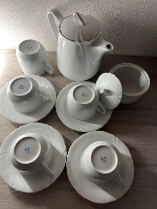 Servizio Tè/Caffè Tognana Porcellana Bianca