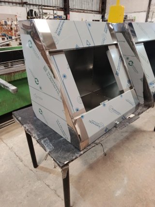 CAMPANA INDUSTRIAL ACERO 80 Y 90 MIRA MI PERFIL