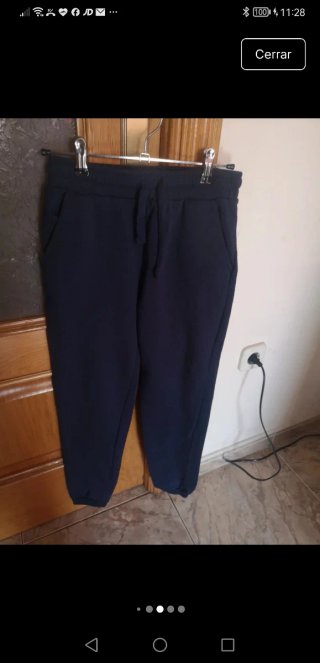 Lote 2 pantalones chándal 11/12 y 12/13 años