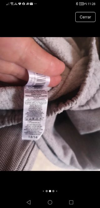Lote 2 pantalones chándal 11/12 y 12/13 años
