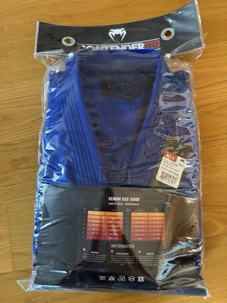 Kimono VENUM Judo/BJJ Contender Azul Talla A3.5