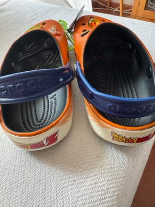 Crocs Dragon Ball Z Naranja y Azul