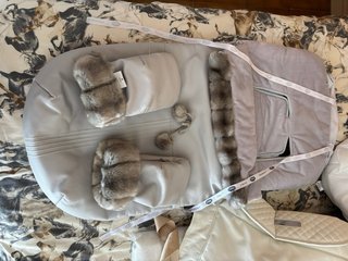 Carrito Bébécar Ip-Op Piel Beige (Capazo + Silla)