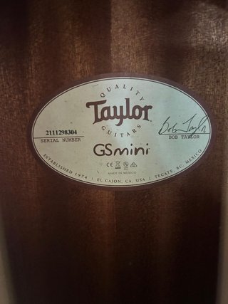 Guitarra Taylor GS Mini E-Koa