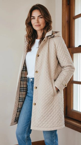 Chaqueta Burberry Beige Vintage