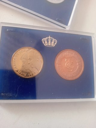 Estuche 500 Pesetas Plata XXV Aniversario