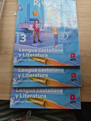3 libros de lengua castellana y literatura 3 de pr