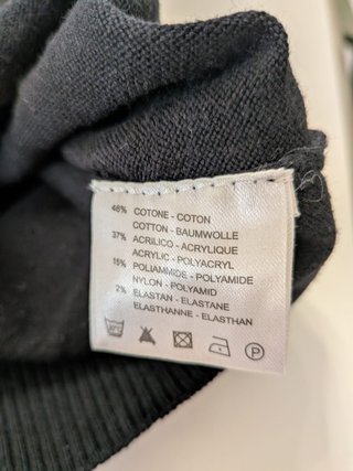 Celio Gilet Panciotto Uomo Taglia L Nero Cotone