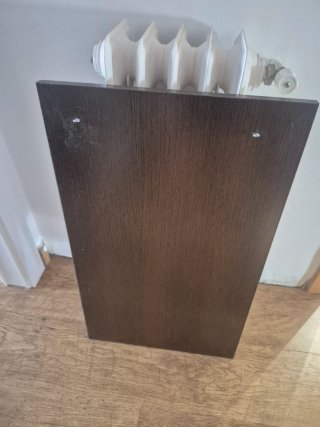 Espejo de baño madera y cristal