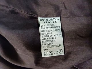 Giacca in velluto marrone Silk & Soie Tg 46