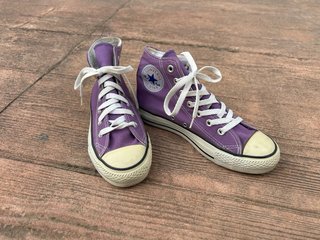 Converse All Star altas moradas