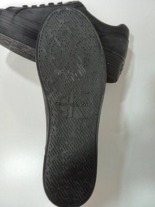 Zapatillas Calvin Klein Jeans negras logo CK talla