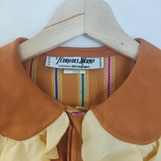 Vestido vintage Pedro del Hierro 100% seda – 80s