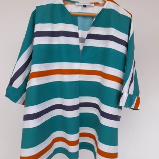 Camisa Adolfo Dominguez Rayas Multicolor Talla S