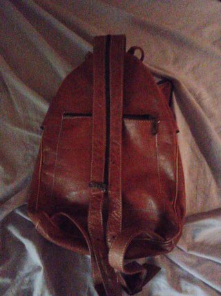 Mochila de genuino cuero