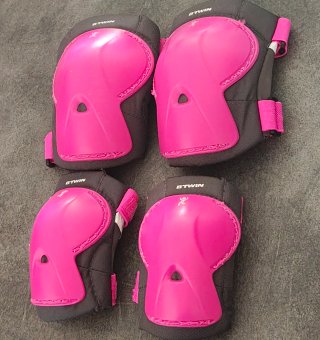 Kit Protección Infantil OXELO Rosa 2-6 años