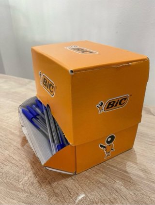 Penne Bic Blu Nuove, materiale scolastico