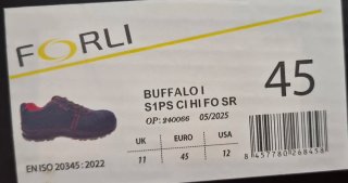 Zapatos de seguridad Forli azul talla 45
