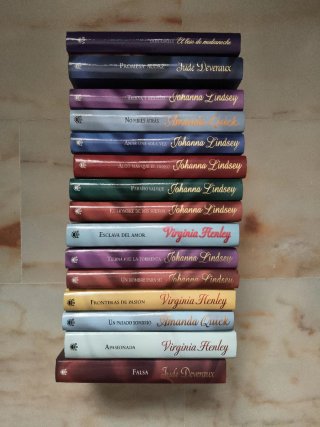 Lote libros de Novelas románticas (editorial RBA)