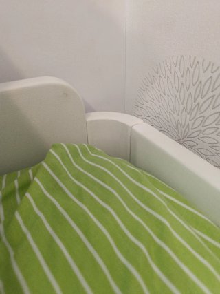 Cama nido 2 cajones. Madera de roble lacada blanco
