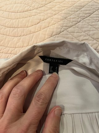 Camisa de vestir de raso mujer
