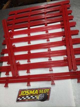 Lote 12 vallas pista negra antigua Scalextric