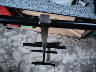 Rack Soporte Discos y Barras Olímpicas 6 niveles