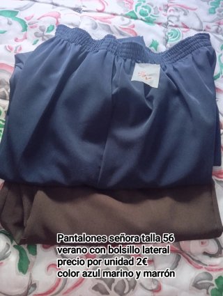 Pantalones de señora talla 56