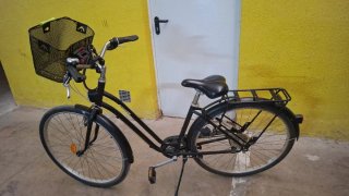 Bicicleta Mujer Negra Cómoda