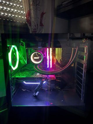 Torre PC Gaming Negra con LED