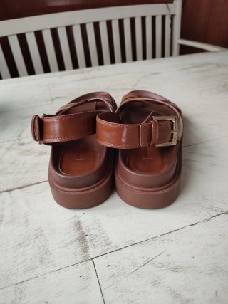 Sandalias Zara Marrones Talla 38